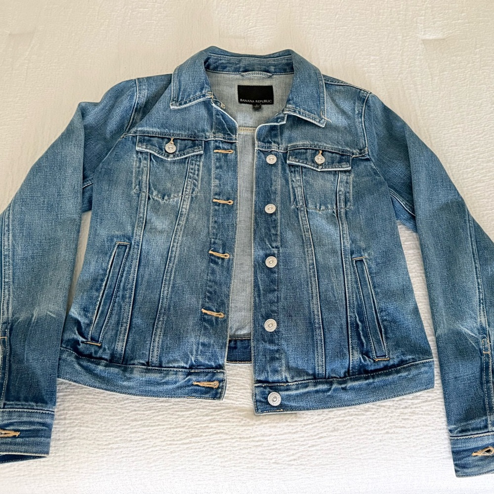 Banana Republic Light Blue Denim Jacket